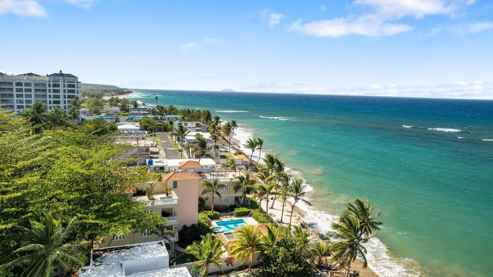 公寓 Beachfront Getaway At Ocean View Castle Condo 阿瓜达 波多黎各